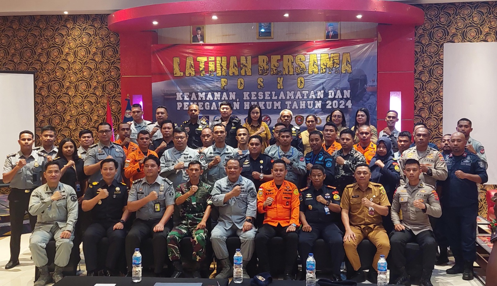 Bakamla RI secara resmi membuka Latihan Bersama Posko Keamanan, Keselamatan dan Penegakan Hukum (KKPH) di Laut Wilayah Timur